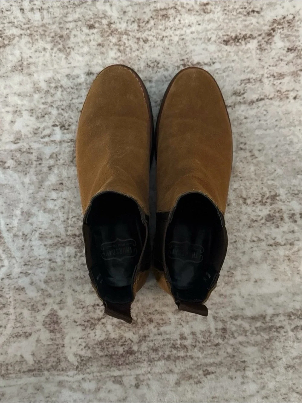 Men's Brown Suede Chelsea Boots